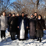 Совершена панихида на Воскресенском кладбище
