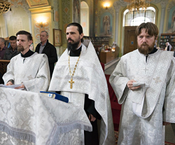 В храме совершено таинство Елеосвящения