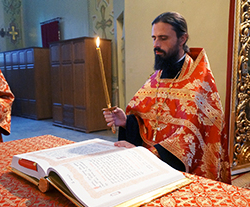 Канун дня памяти Усекновения главы  Иоанна Предтечи