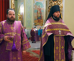 Канун праздника Воздвижения Креста Господня