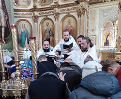 В нашем храме совершено таинство Елеосвящения (Соборования)