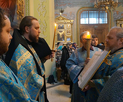 Канун праздника Благовещения Пресвятой Богородицы