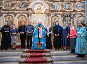 Сотрудники собора награждены юбилейным знаком «10 лет Саратовской митрополии»