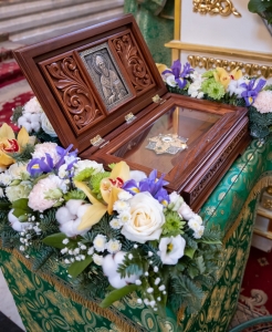 С 2 по 23 января в Покровском соборе пребывает частица мощей святителя Спиридона Тримифунтского