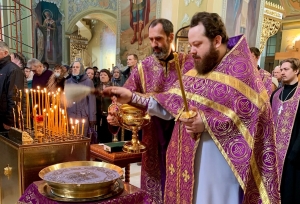 Панихида в субботу 3-й седмицы Великого поста