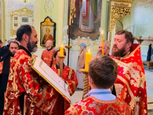 Канун Недели 12-й по Пятидесятнице, дня празднования Собора Саратовских святых