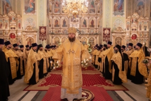 Митрополит Игнатий совершил Великую Рождественскую Вечерню в Покровском соборе г. Саратова