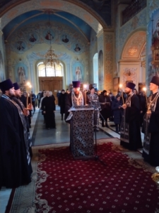 <br>Великое повечерие с чтением канона преподобного Андрея Критского