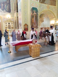 Отпевание сотрудницы собора