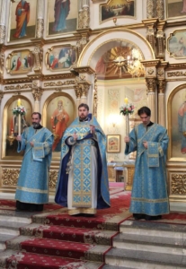 Канун праздника Успения Божией Матери