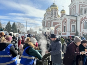 Праздник Масленицы в Покровском соборе