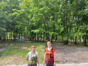 Субботник в лагере "Солнечный"