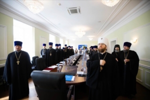 Настоятель собора принял участие в расширенном заседании Епархиального совета