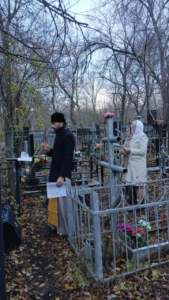 Панихида на Воскресенском кладбище
