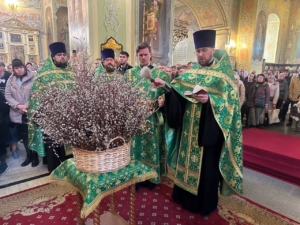 Канун праздника Входа Господня в Иерусалим