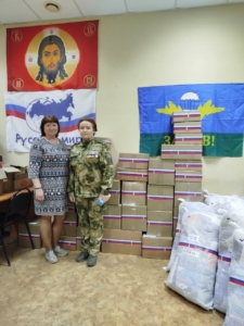 Гуманитарный батальон "Русский мир" доставил на фронт партию гуманитарной помощи