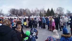 Масленичные гуляния в Покровском соборе