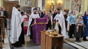 В нашем соборе было совершено таинство Елеосвящения