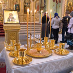 В храме совершено таинство Елеосвящения