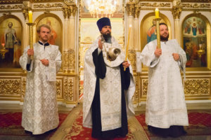 Канун празднования Собора Архистратига Михаила и прочих Небесных Сил бесплотных